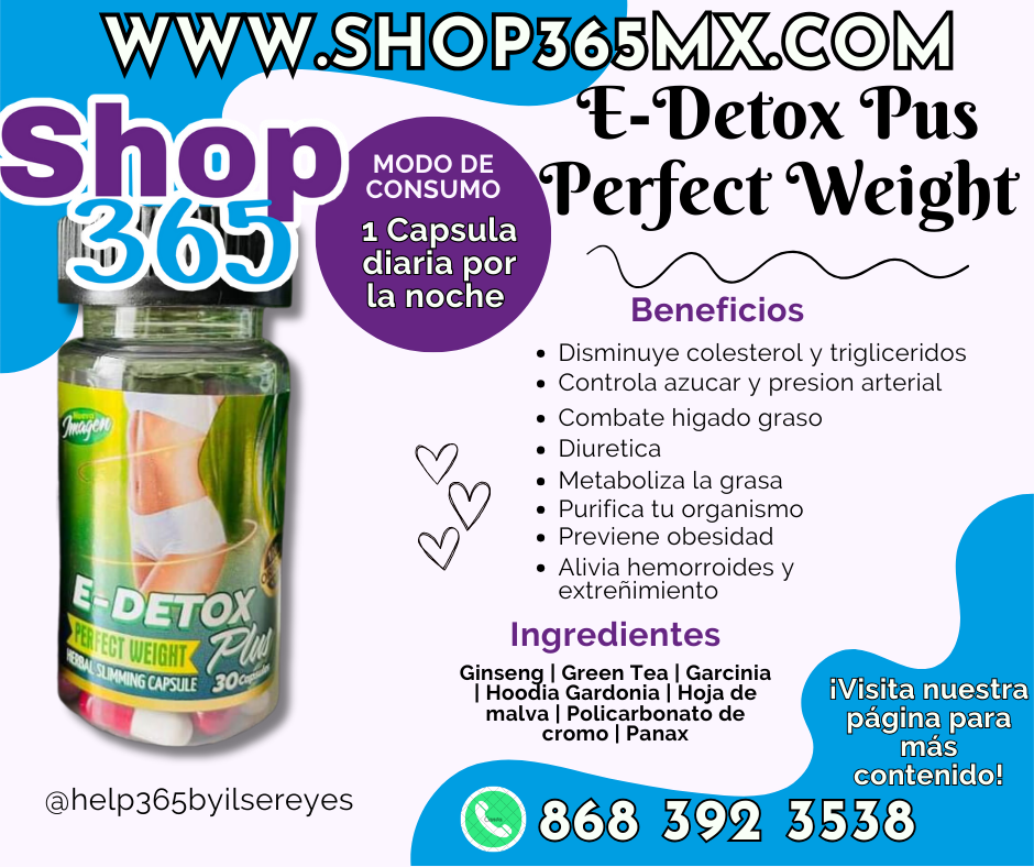 E-Detox Plus Perfect Weight