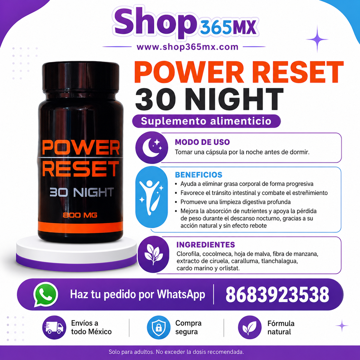 Power Reset 30 Night