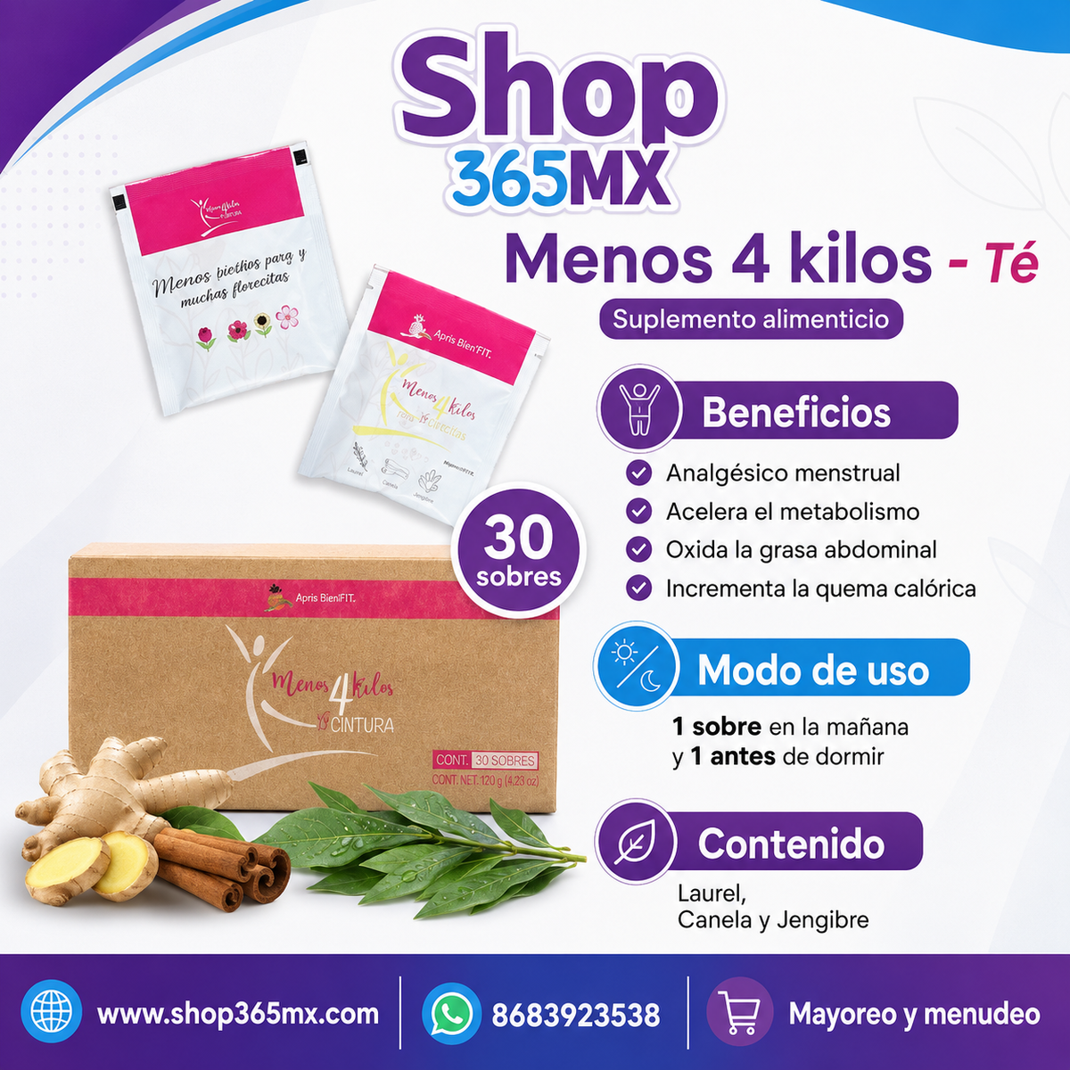 Tea menos 4k D cintura