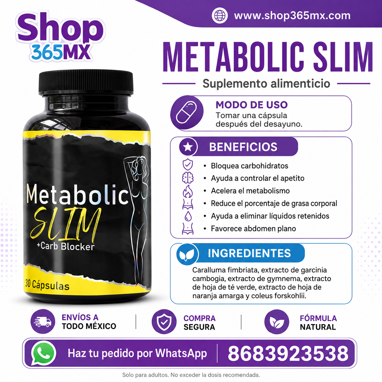 Metabolic Slim + Carb Blocker