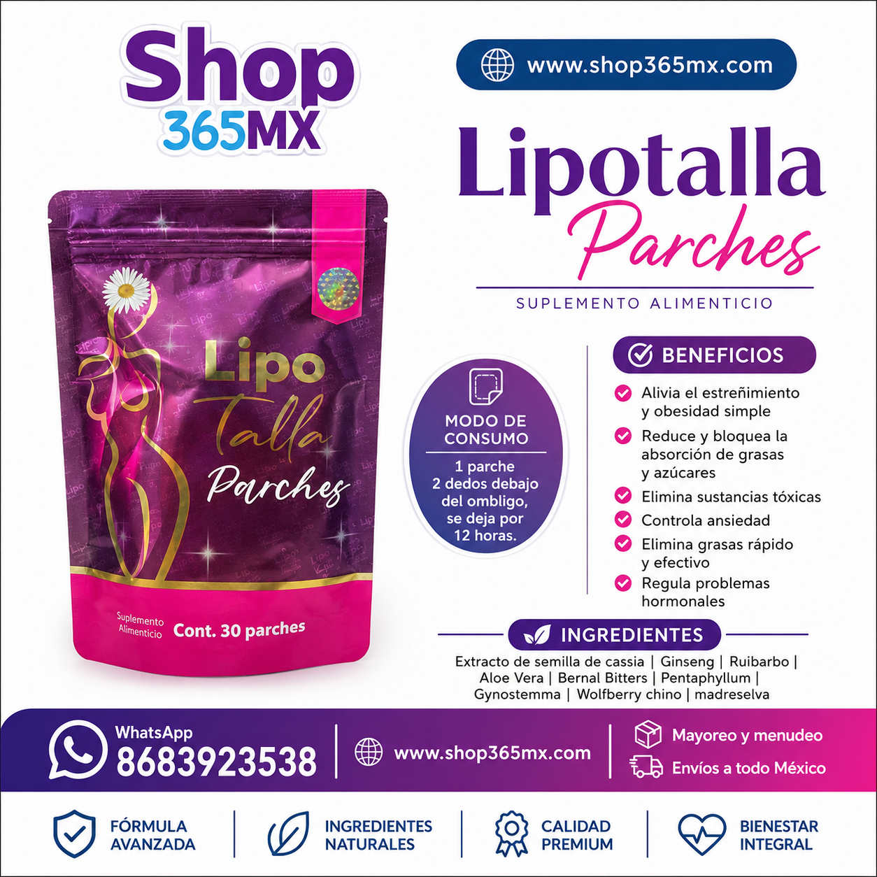 Parches LipoTalla