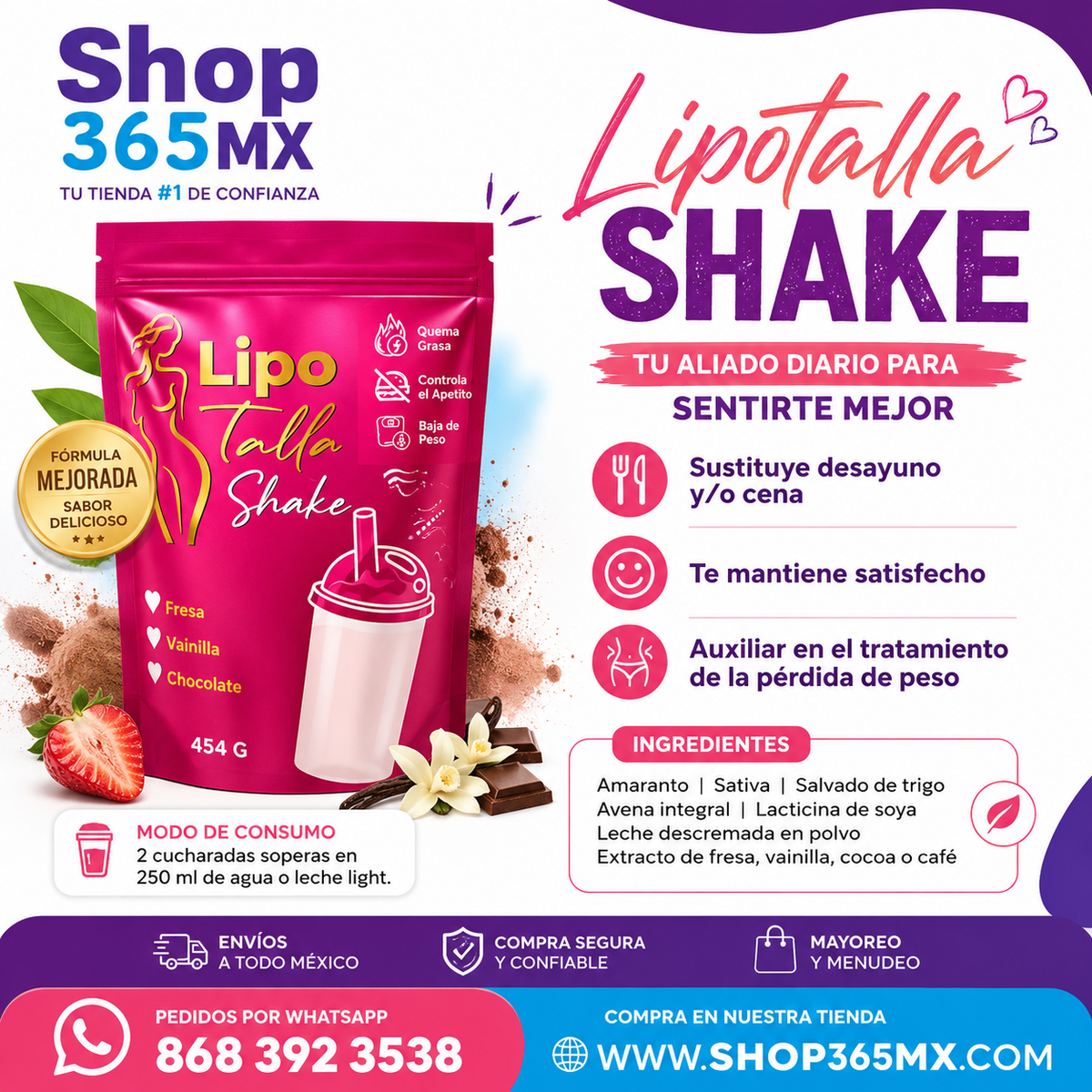 Shake (Malteada) LipoTalla