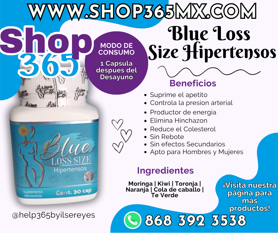 Lipotalla Blue Loss Size Hipertensos