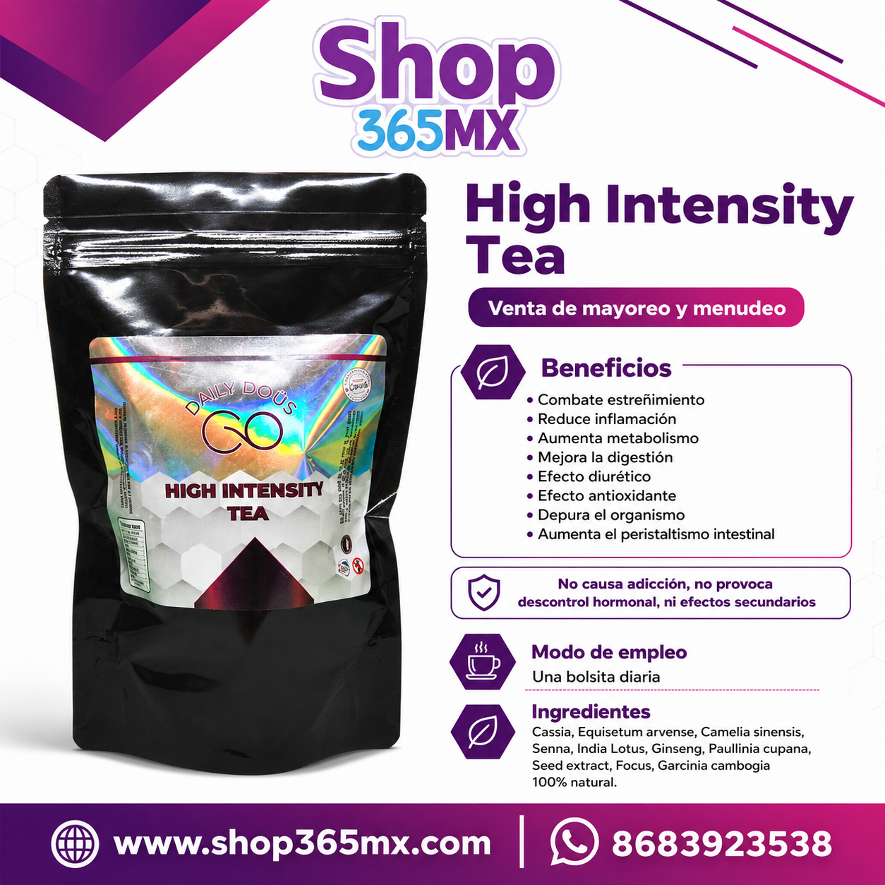 HIGH INTENSITY TEA BY DAILY DOUS