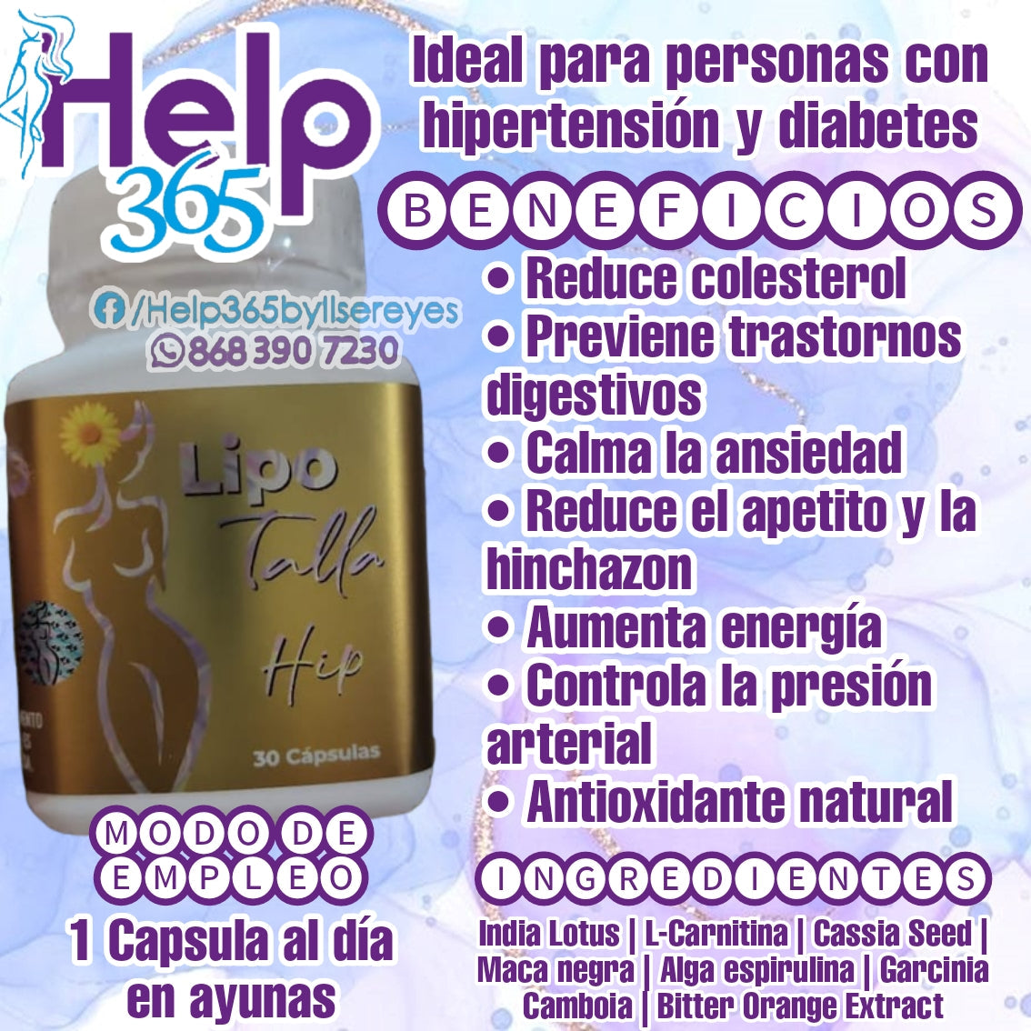 Lipotalla Blue Loss Size Hipertensos